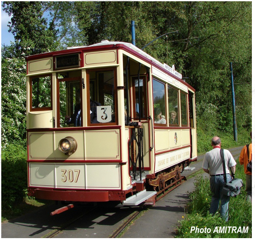 1906 - Motrice n° 307 - AMITRAM - Tramway Touristique de la Vallée de la Deûle