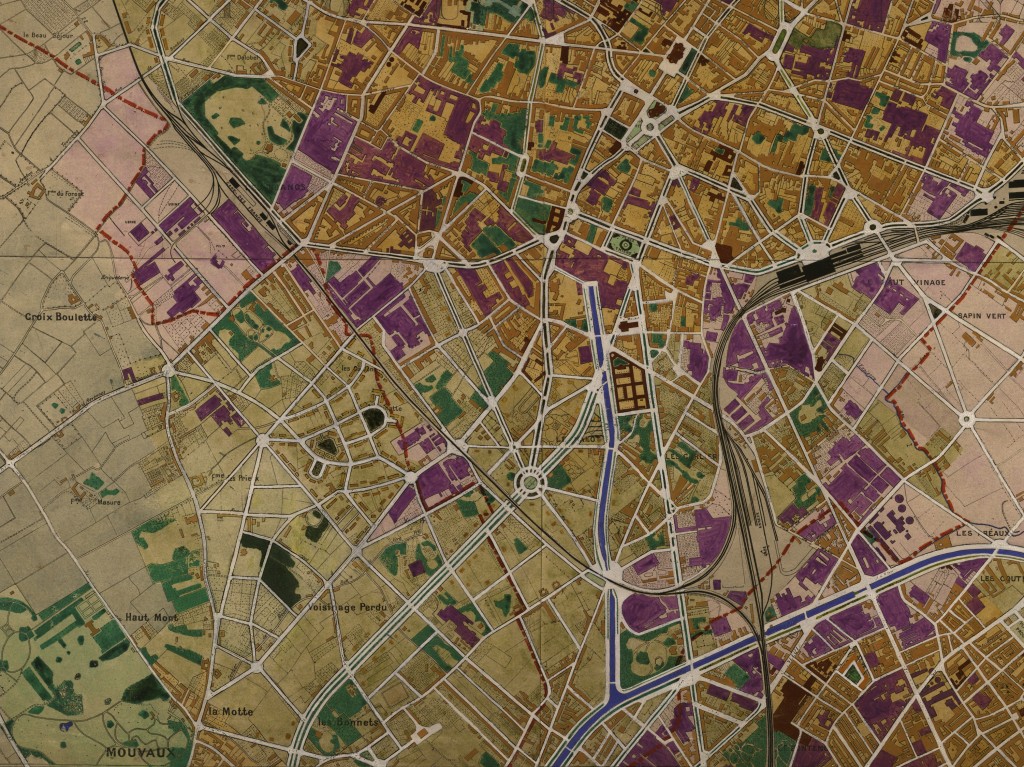 gare de francs (plan) en 1922