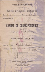 carnet correspondance école des filles 1947 (2) (col FD)