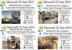 Bénédiction des voitures Saint Christophe Tourcoing 59200 Flyer de l'édition 2011